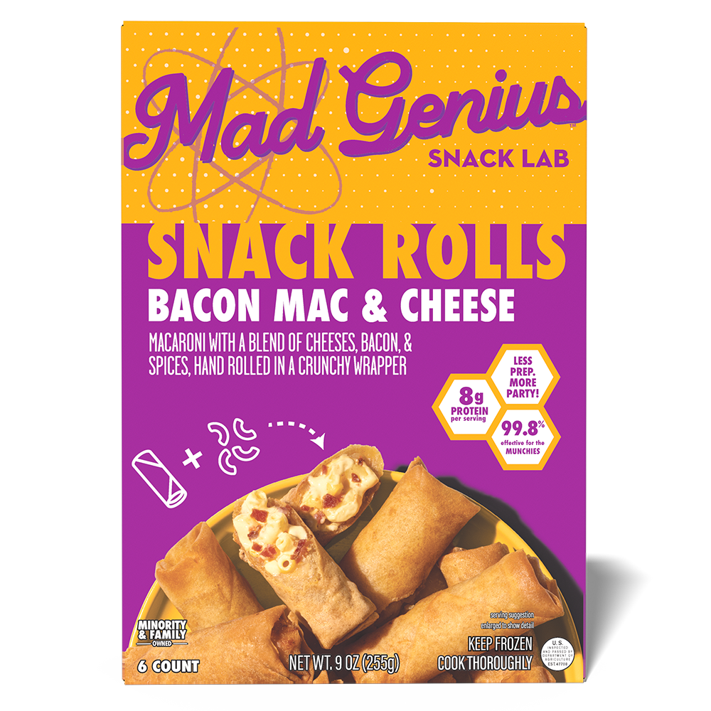 Bacon Mac & Cheese Snack Rolls