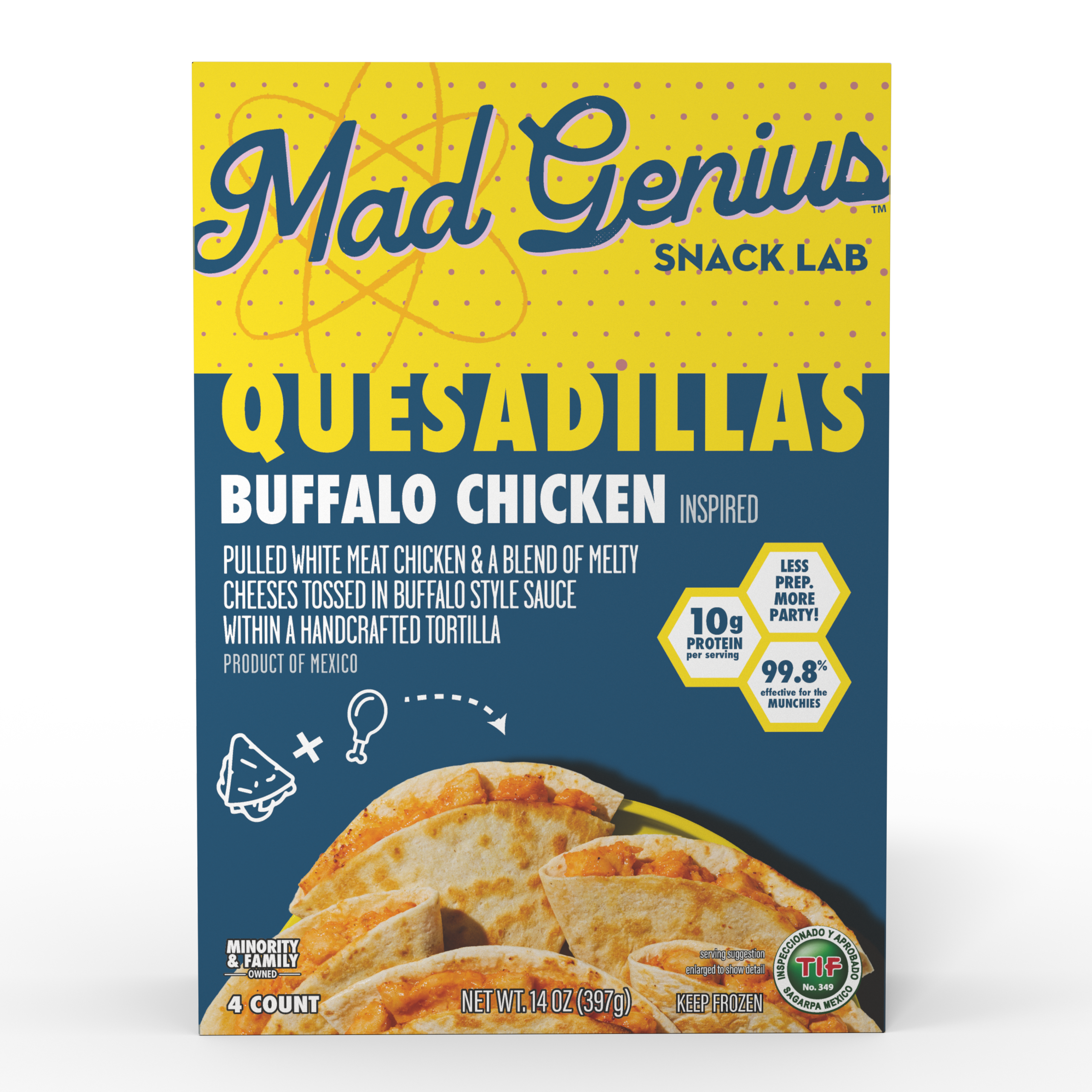 Buffalo Chicken Quesadillas