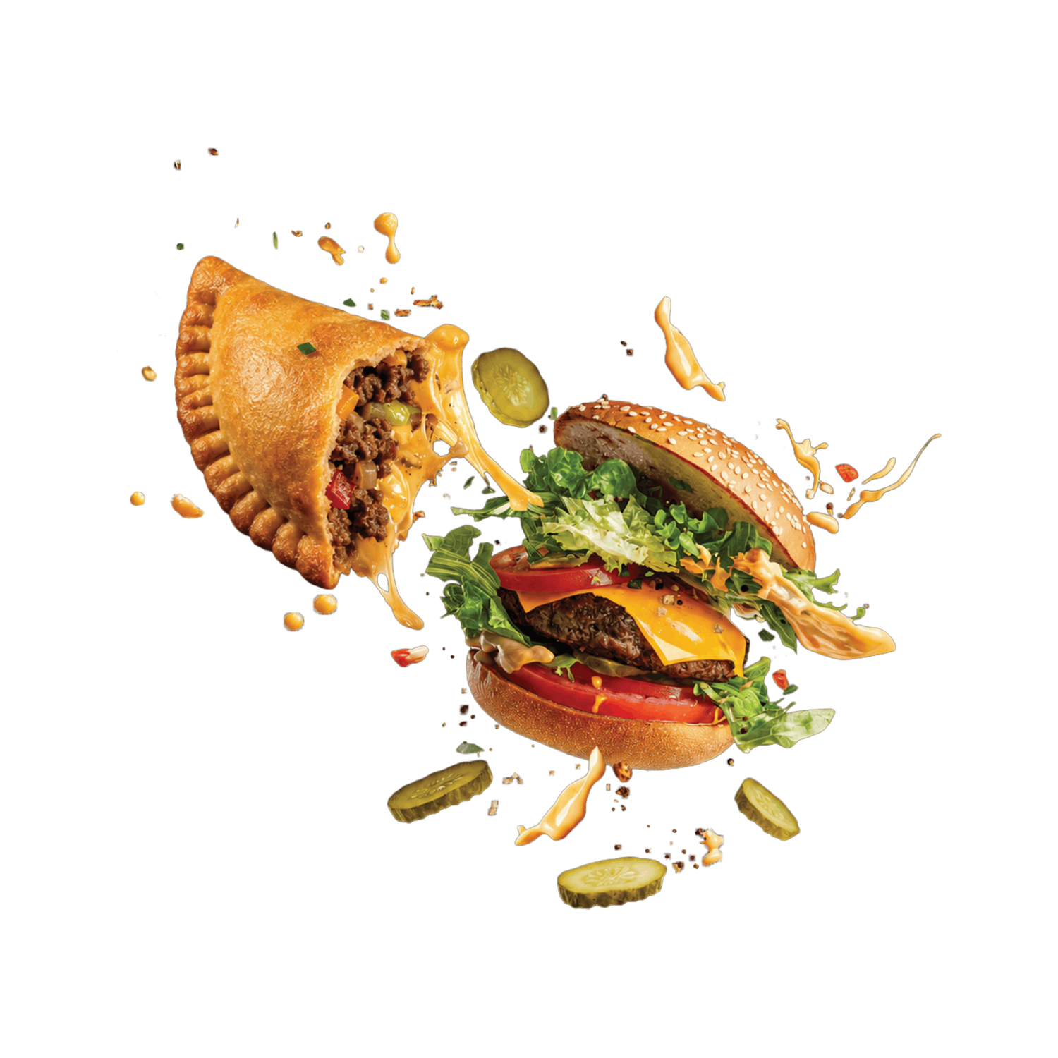 Cheeseburger Empanadas